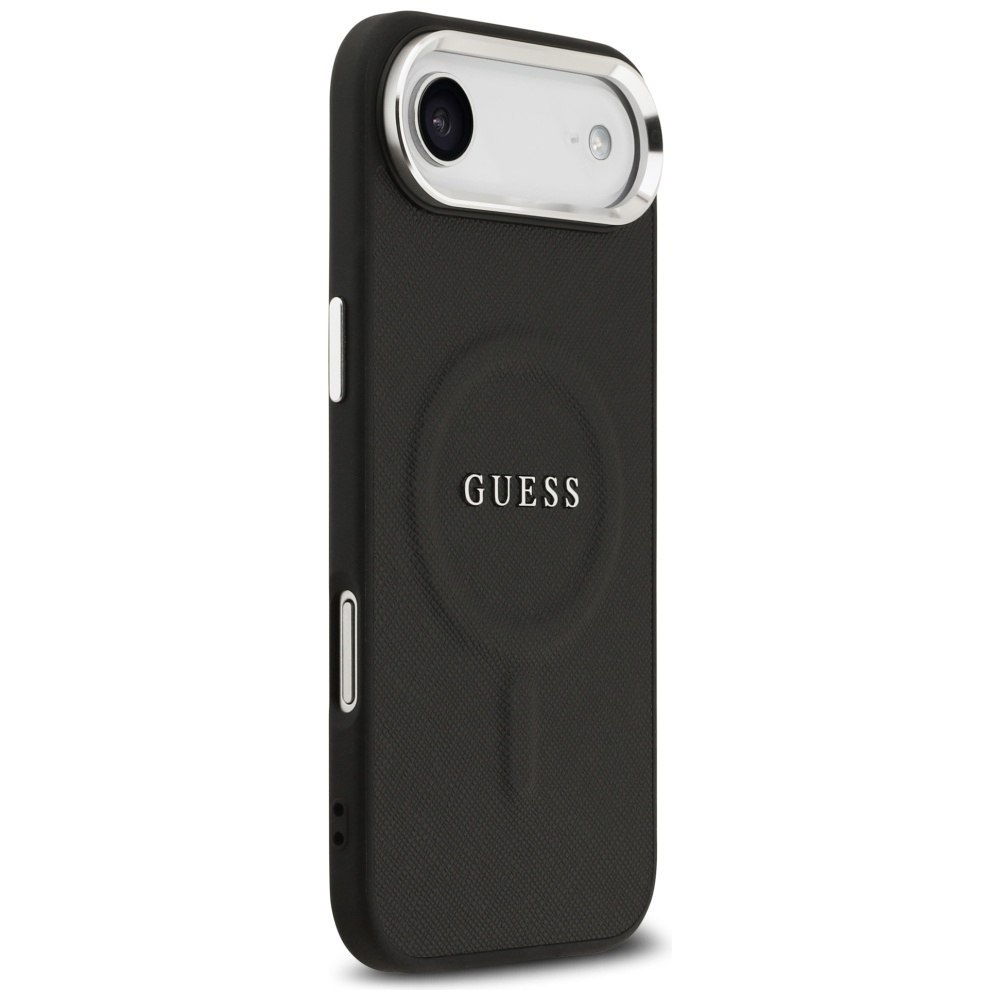Etui Guess Classic Logo MagSafe do iPhone Air czarny